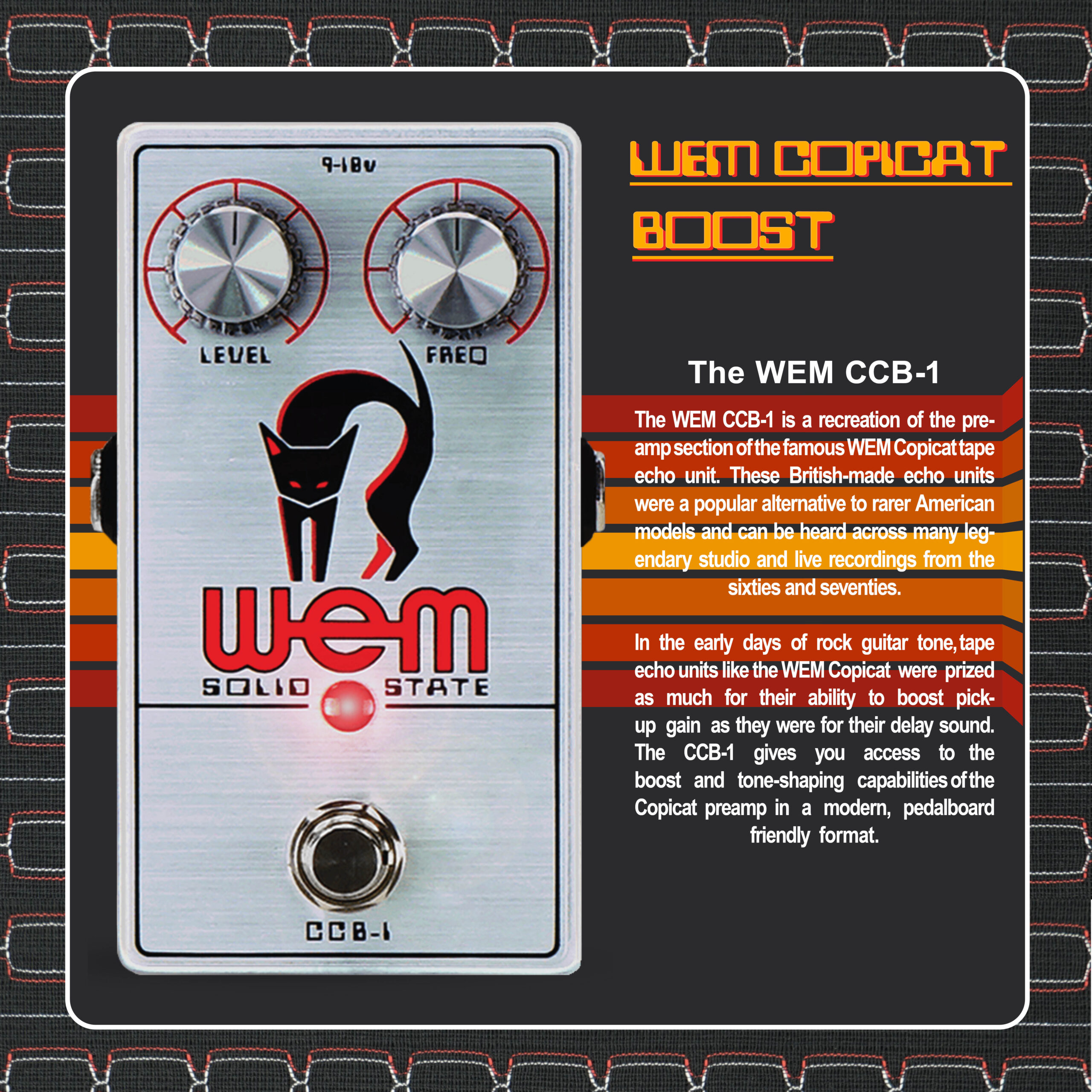 WEM Copicat Preamp + Boost